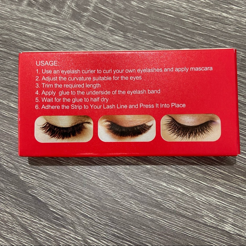 Eyelashes that have the DRAMATIC look.  They are very full & beautiful